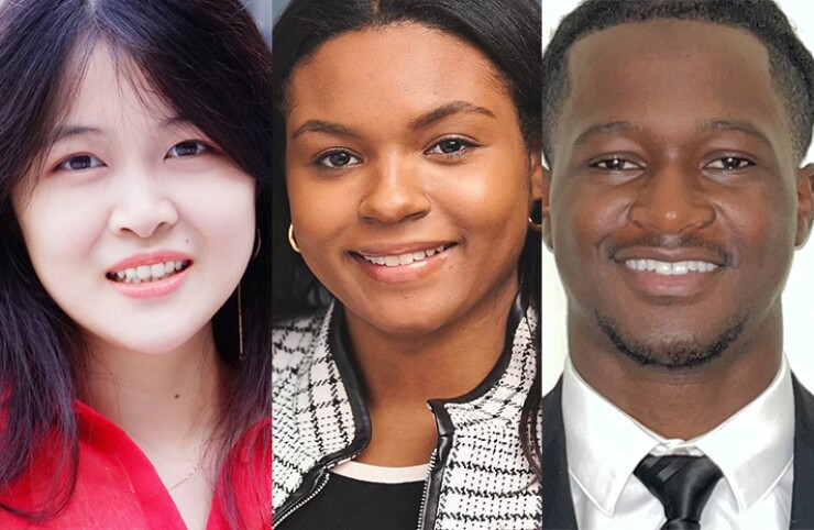 Jingyu "Iris" Li , Nyomi Thomas and Francis Akomeah were also hired.